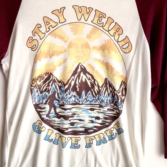 Obey Tops - Obey baseball shirt